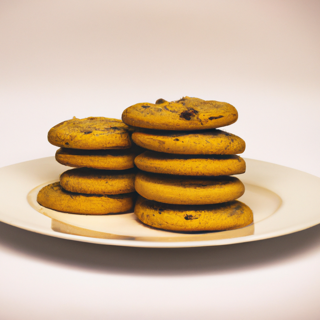 Печенье на тарелке, иконка для информирования о cookie